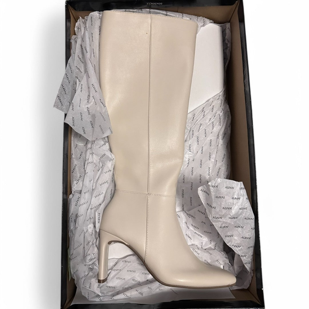 Alfani Womens Tristanne Boots Bone Smooth