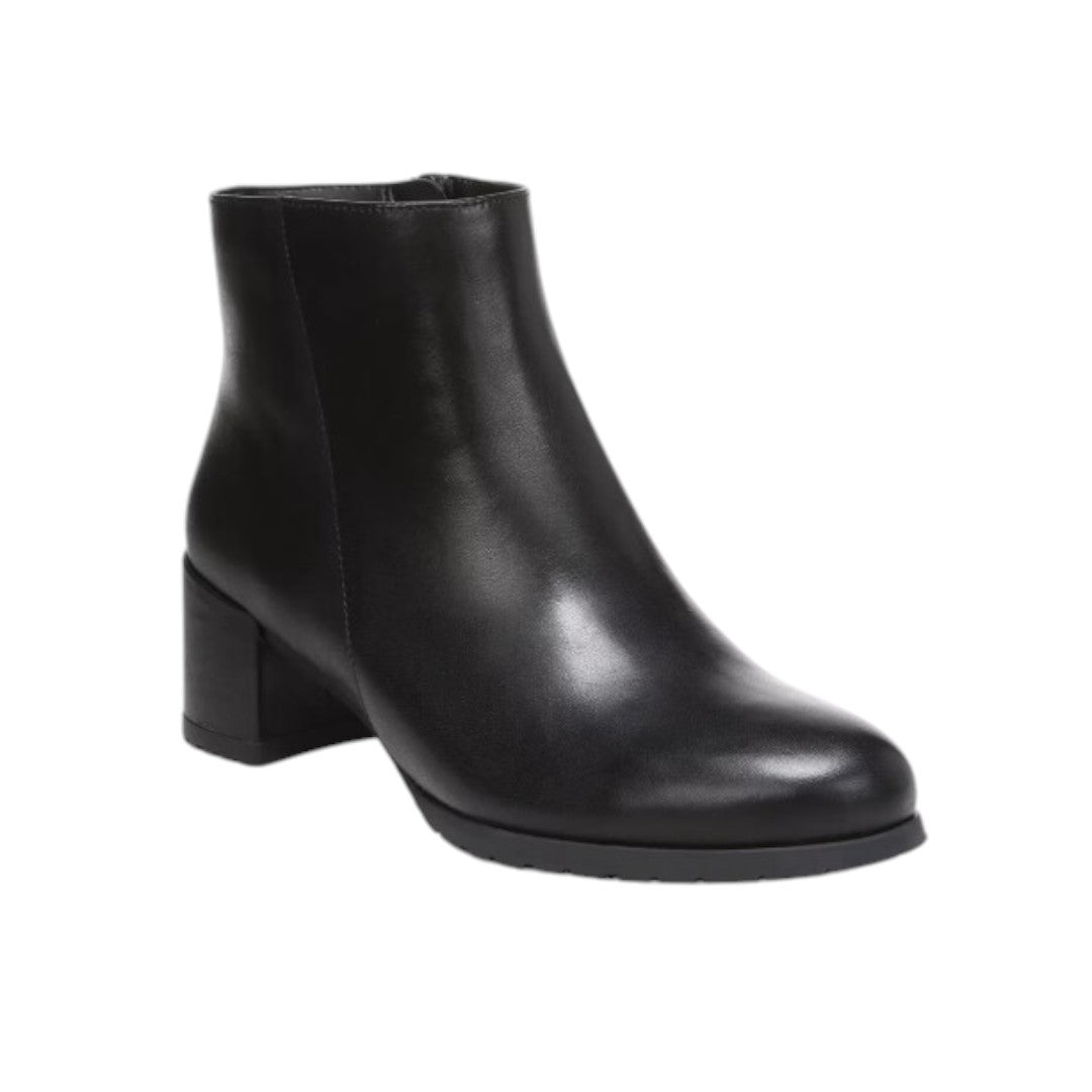 Bay Booties Black Waterproof Leather