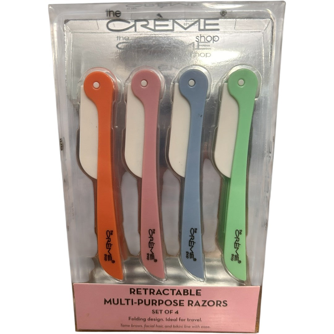 The Creme Shop Retractable Multi Purpose Razors Set of 4