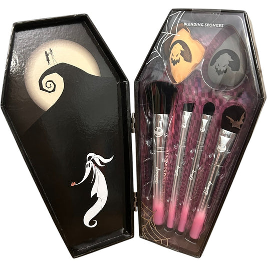 Disney The Nightmare Before Christmas Jack Skellington Blending Essentials 6 Piece Makeup Brush Set