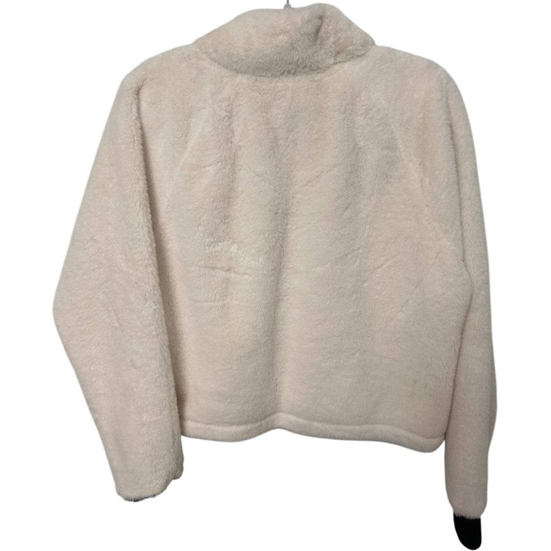 Calvin Klein Performance Plush Faux Fur Half Zip Pullover