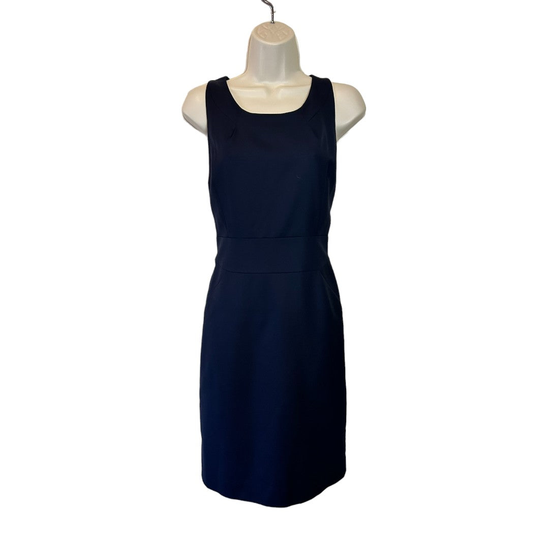 J.Crew Sleeveless Classic Navy Sheath Dress