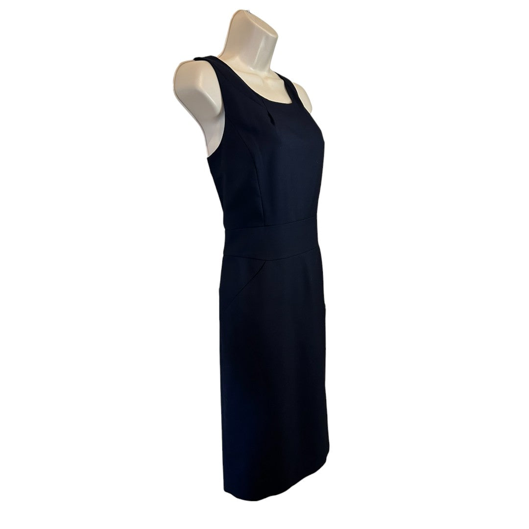 J.Crew Sleeveless Classic Navy Sheath Dress