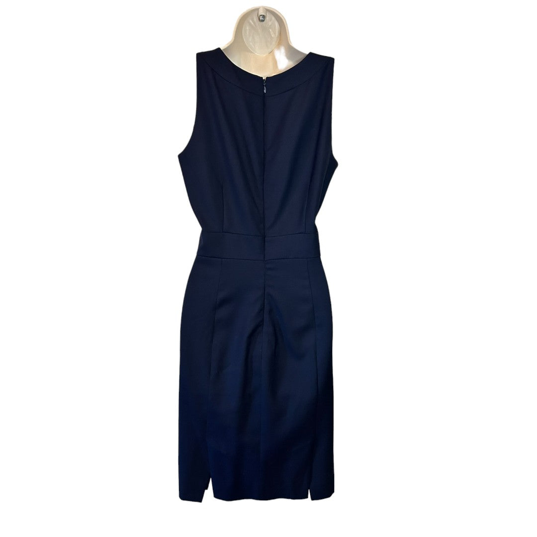 J.Crew Sleeveless Classic Navy Sheath Dress