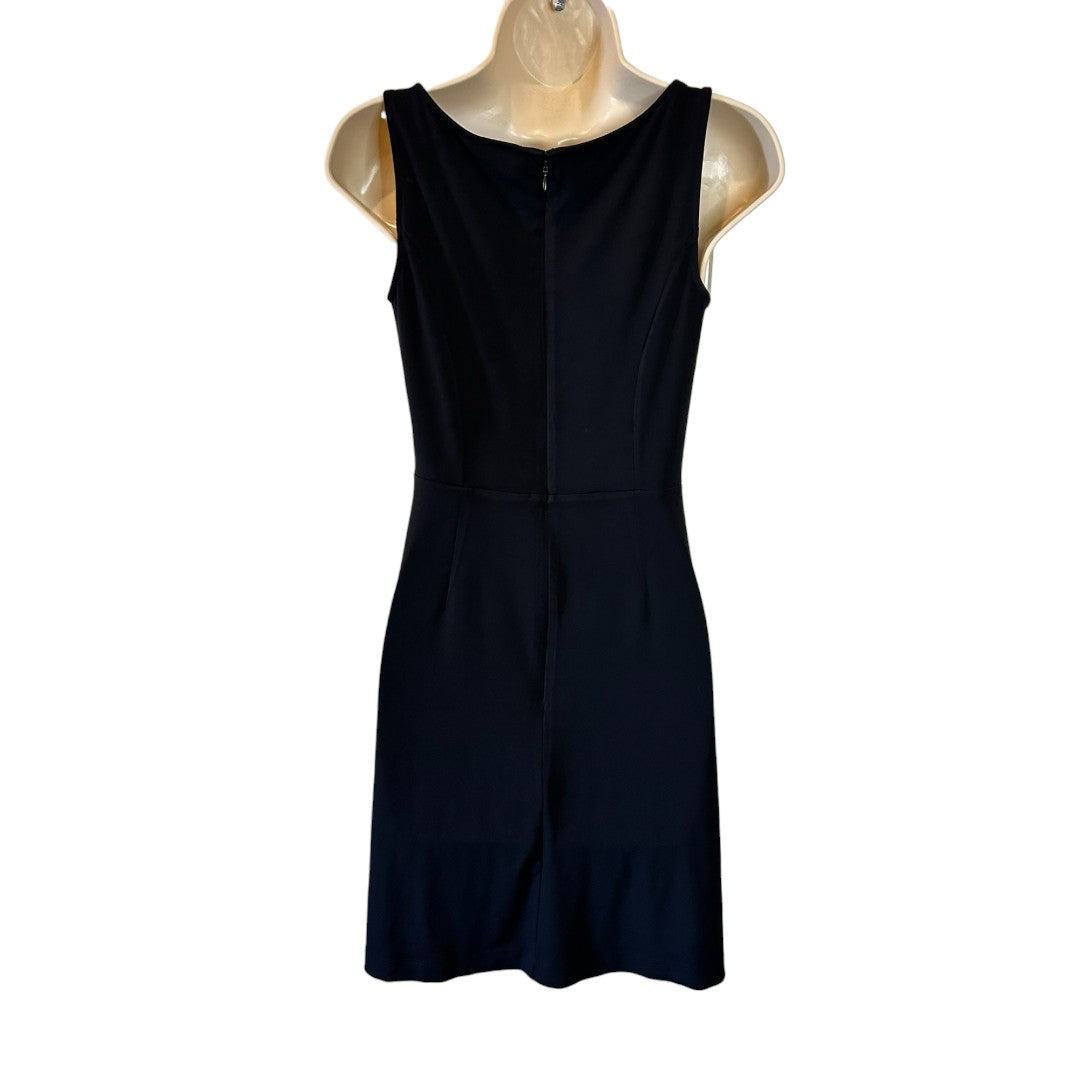 Ann Taylor V-neck Poly Blend Black Dress