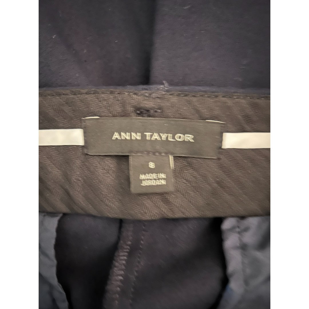 Ann Taylor Navy Eva Ankle Pants