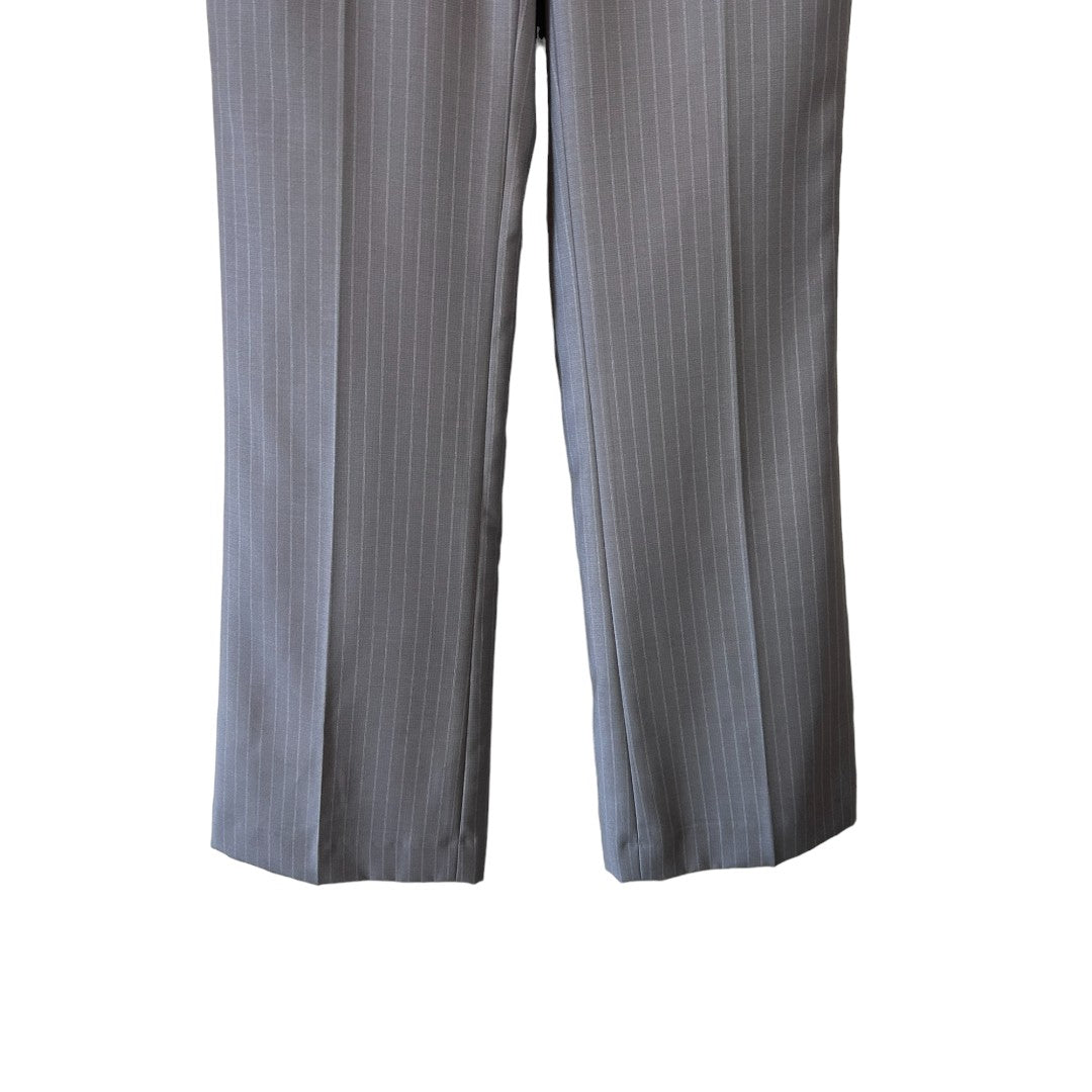 Calvin Klein Gray Pinstripe Dress Pant