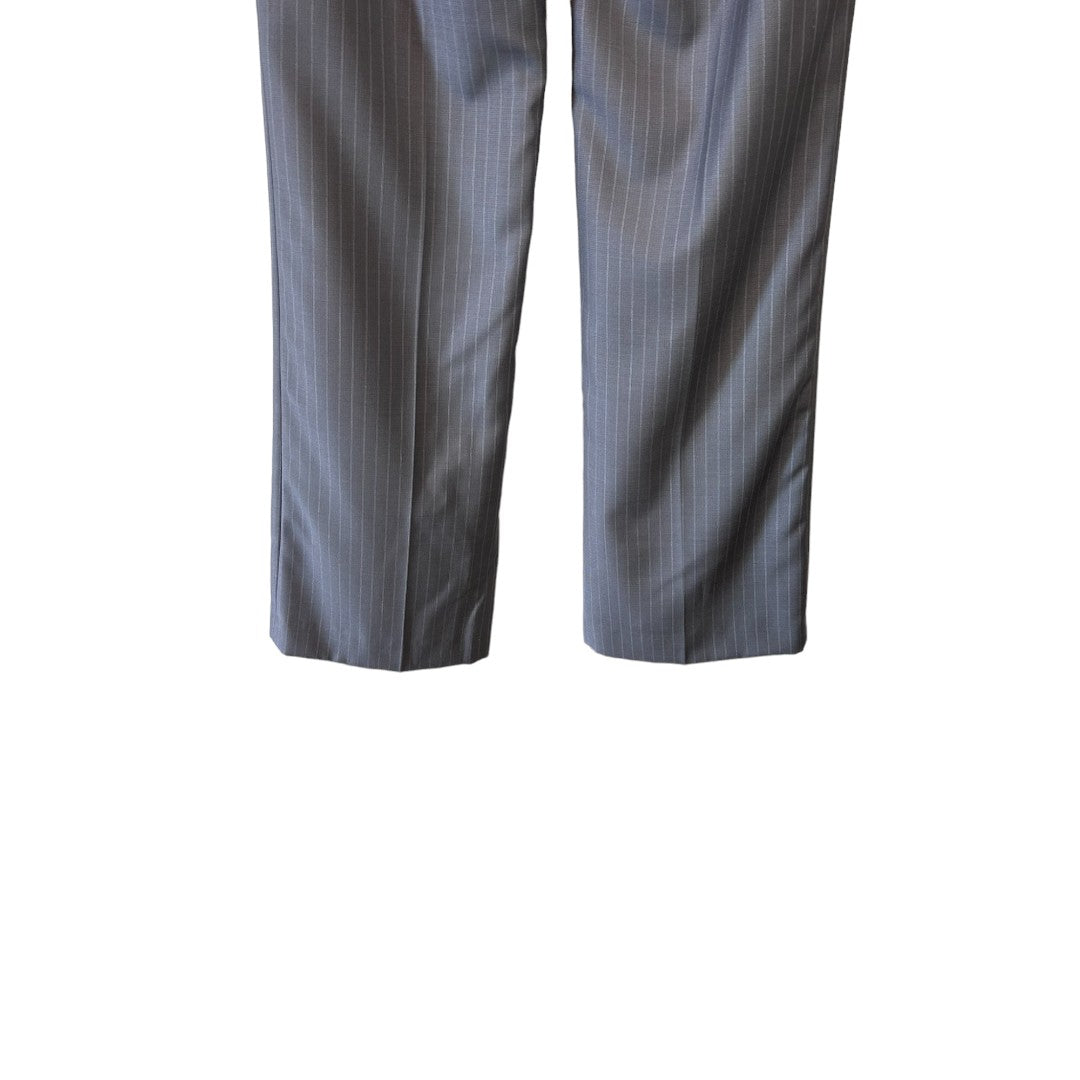 Calvin Klein Gray Pinstripe Dress Pant