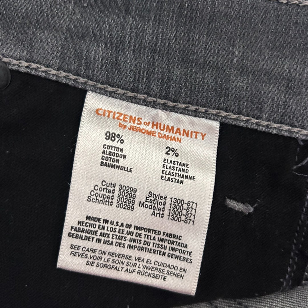 Citizens of Humanity Gray Wash Avedon Low Rise Skinny Jeans