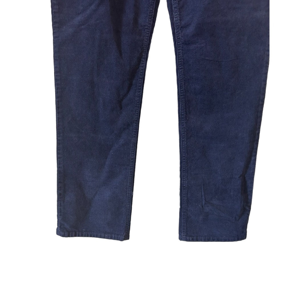 J.Crew Navy Matchstick Straight Leg Corduroy Pants