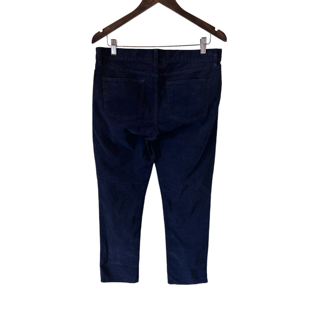 J.Crew Navy Matchstick Straight Leg Corduroy Pants