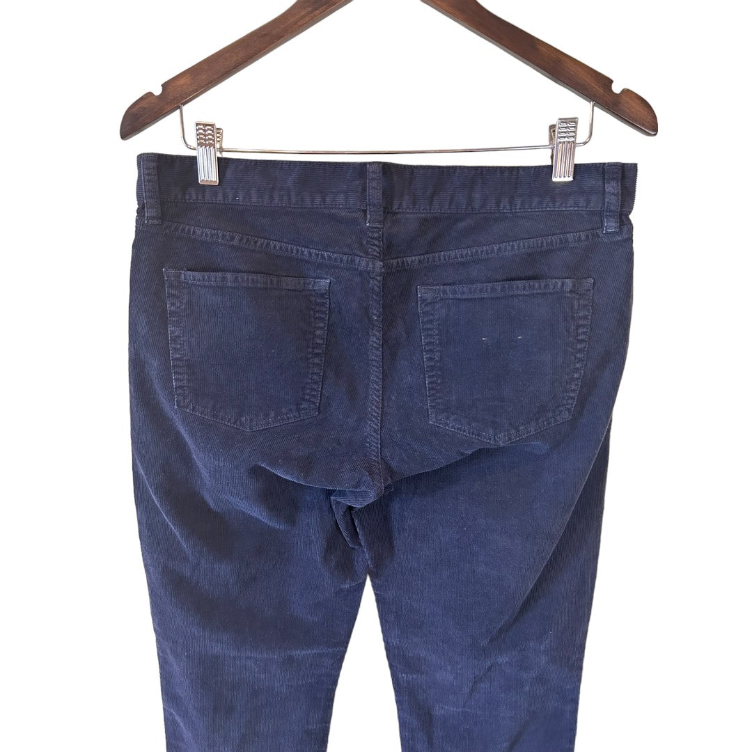 J.Crew Navy Matchstick Straight Leg Corduroy Pants