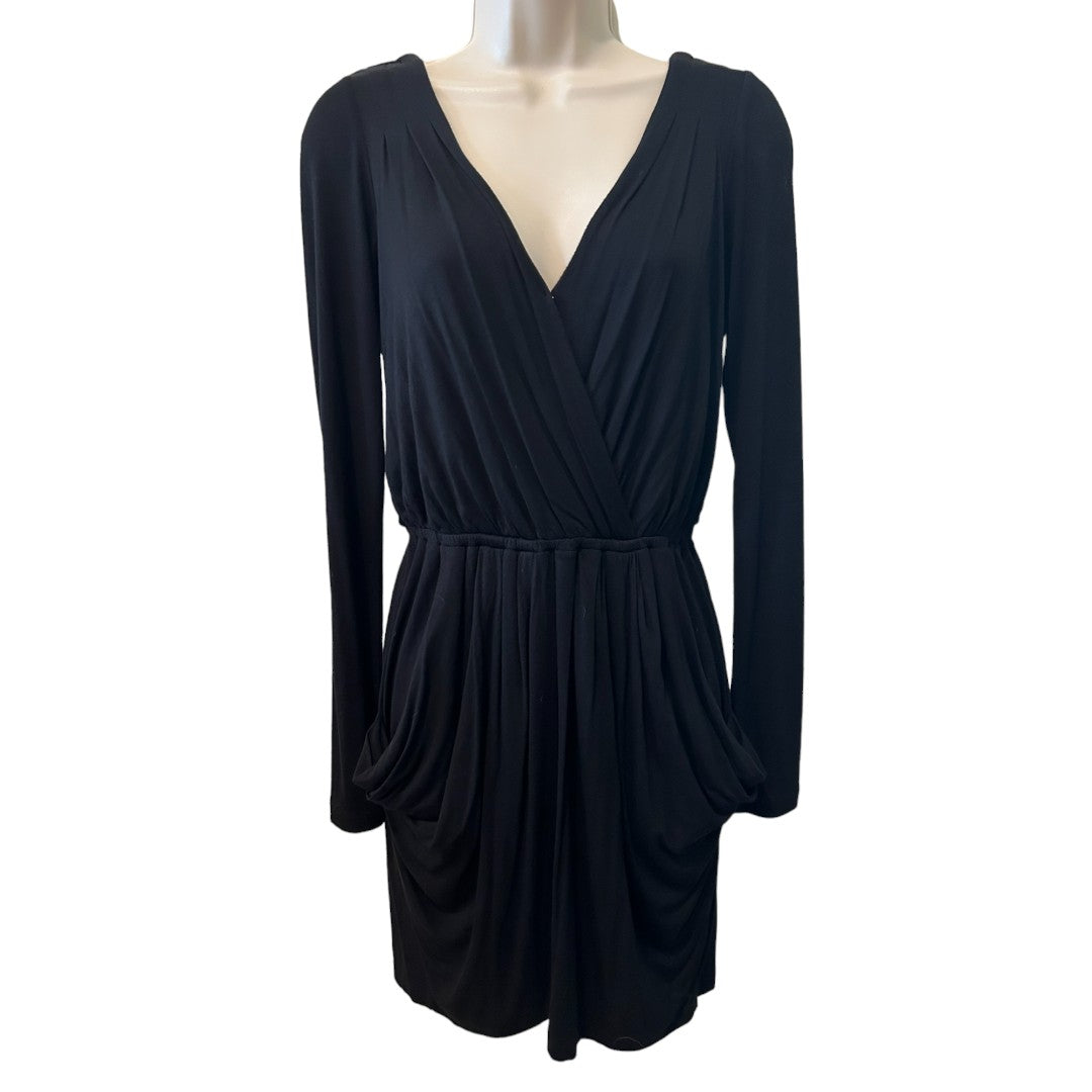 BCBGeneration Black Drape Dress