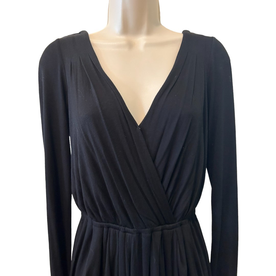 BCBGeneration Black Drape Dress