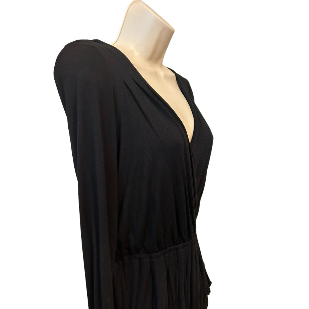 BCBGeneration Black Drape Dress