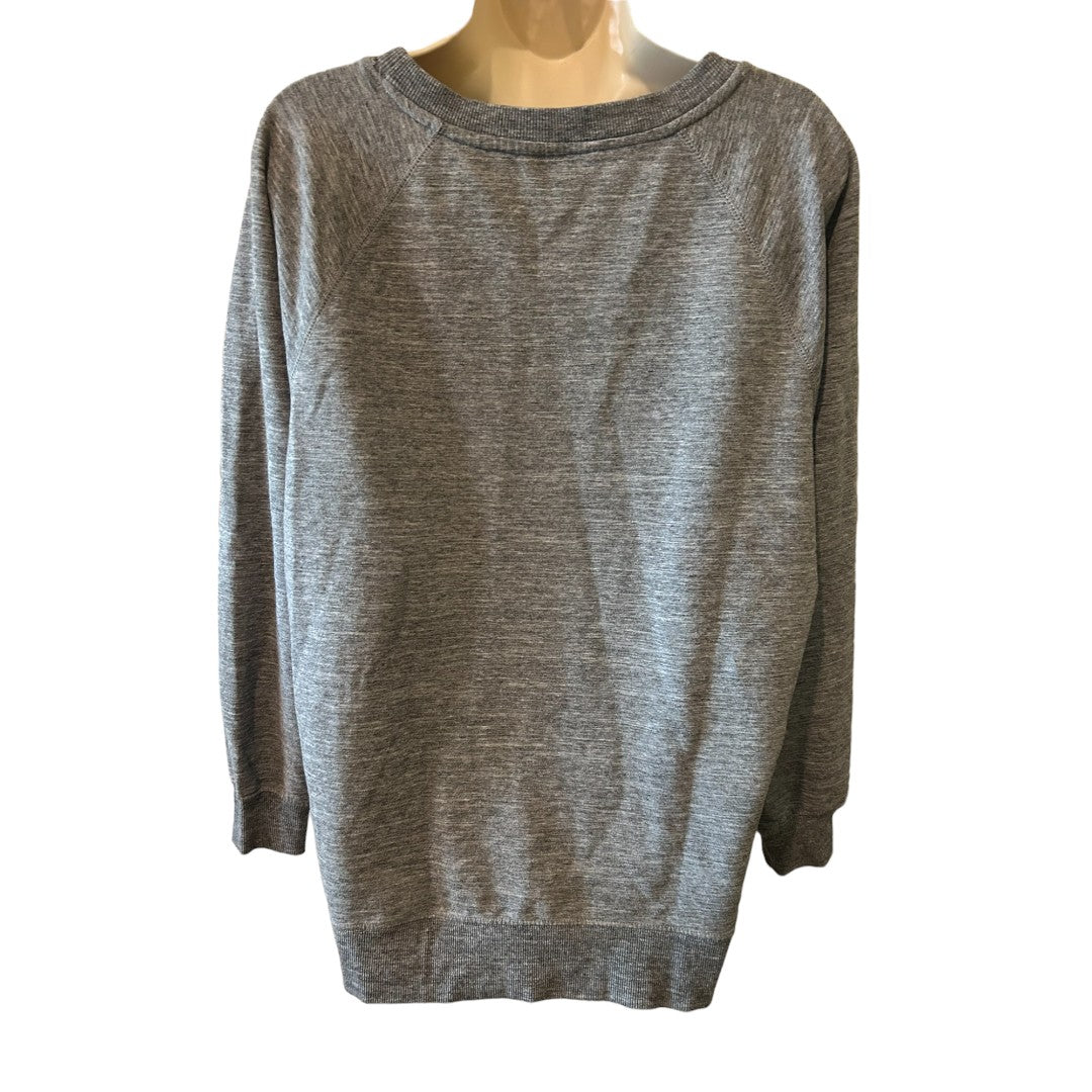 Wildfox 'Pour Favor' Oversized Gray Sweatshirt