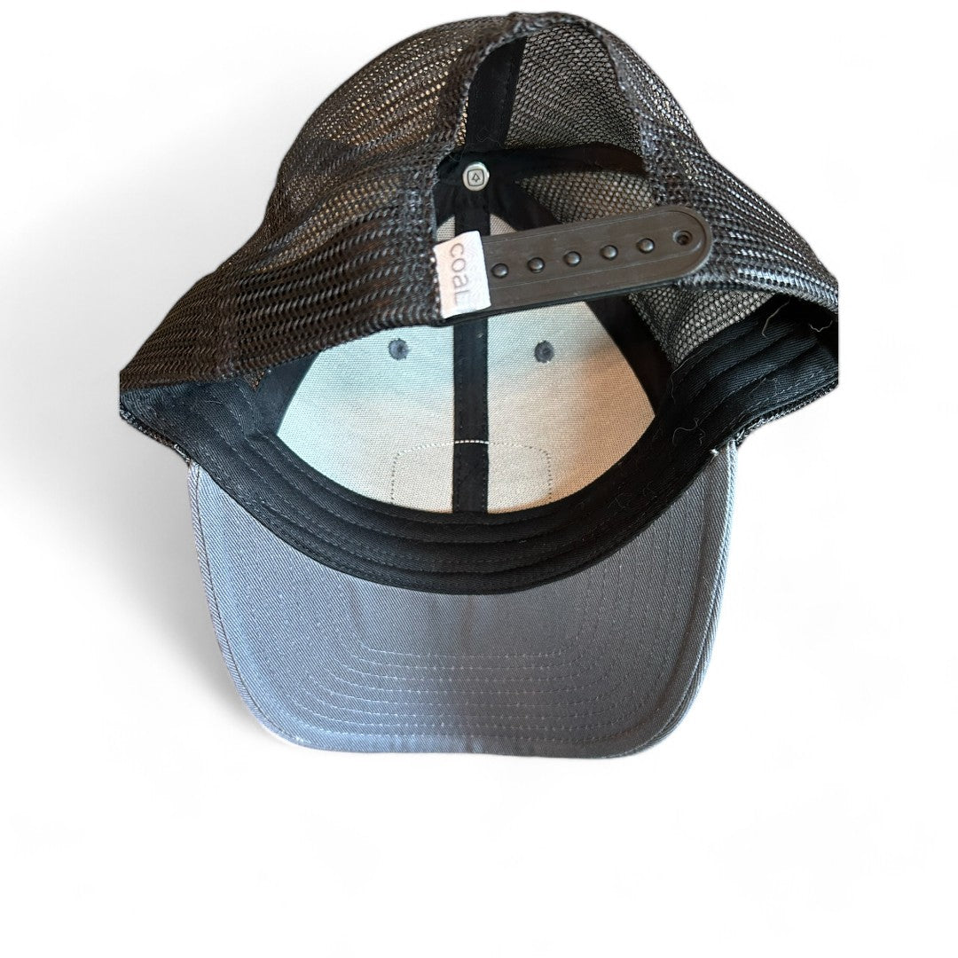 Coal Outdoor Trucker Hat with Mountain Scene Patch Women's Adjustable Cap