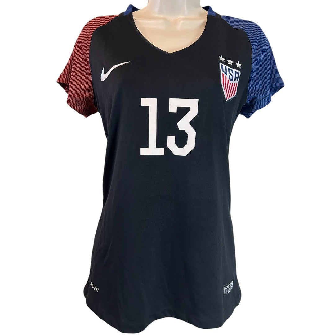 Nike USA Women's Soccer Jersey #13 Alex Morgan Dri-FIT Authentic 2016