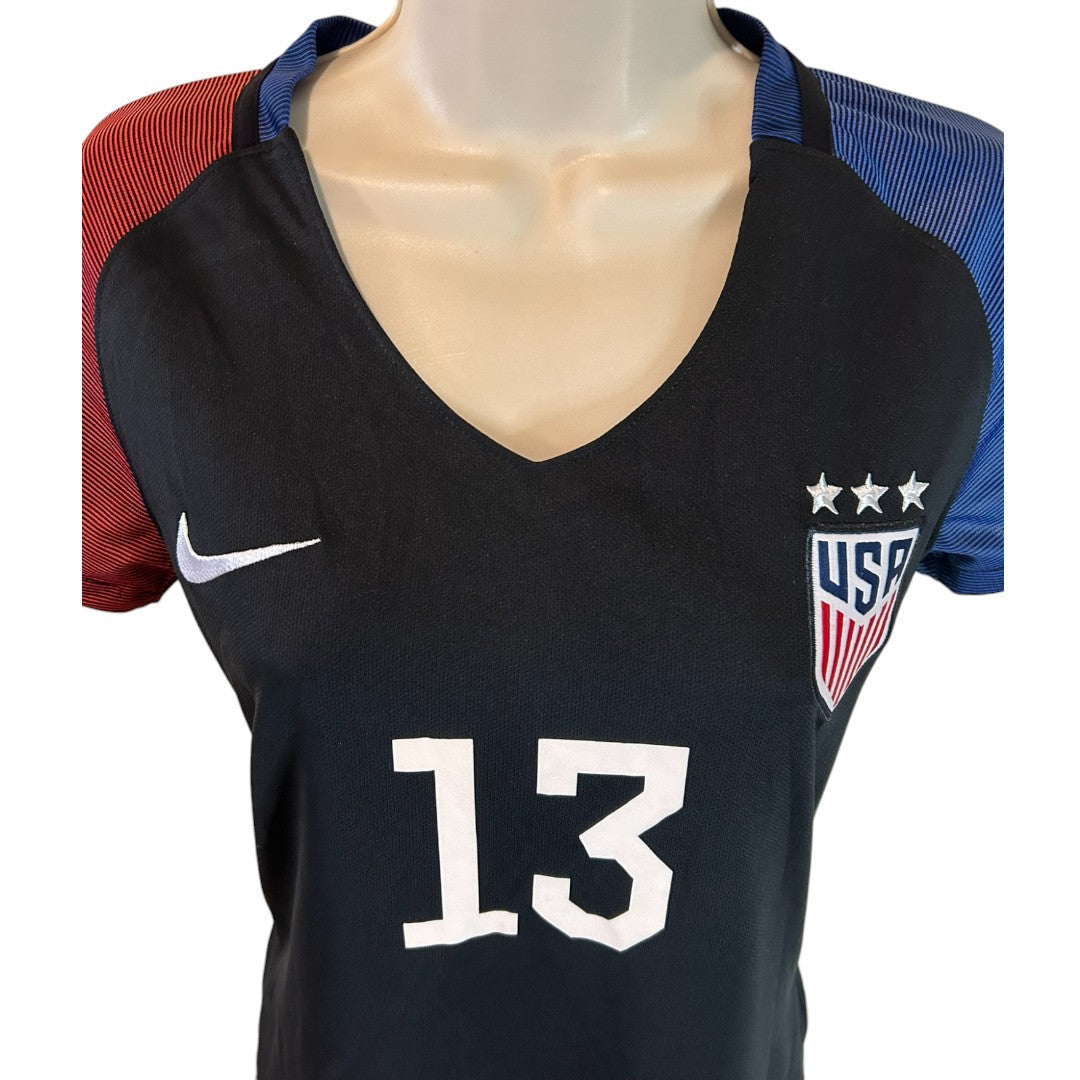 Nike USA Women's Soccer Jersey #13 Alex Morgan Dri-FIT Authentic 2016