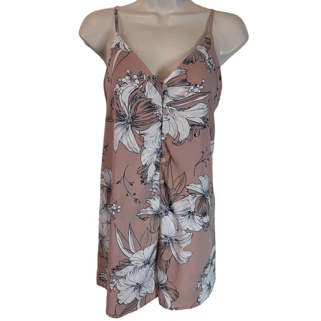 Audrey 3+1 Floral Print Romper Spaghetti Strap V-Neck Summer Playsuit