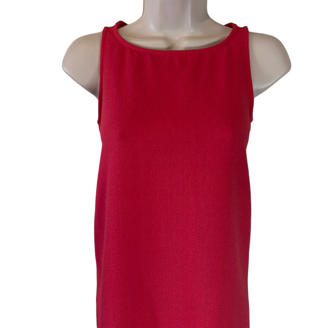 BB Dakota Dark Rose Sleeveless Mini Dress with Open Back Detail