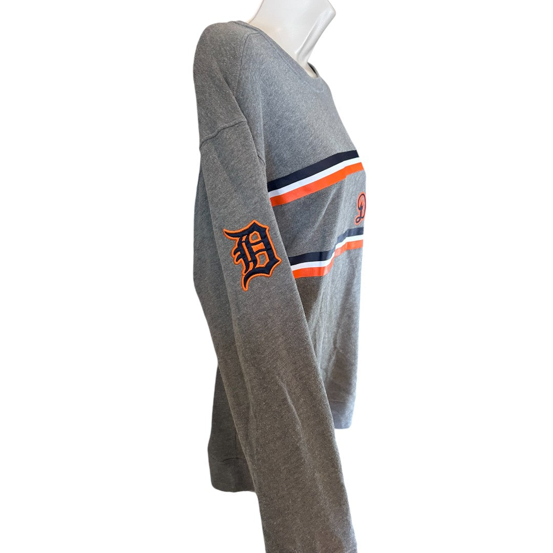 PINK Victoria's Secret Detroit Tigers MLB Collection Gray Sweatshirt