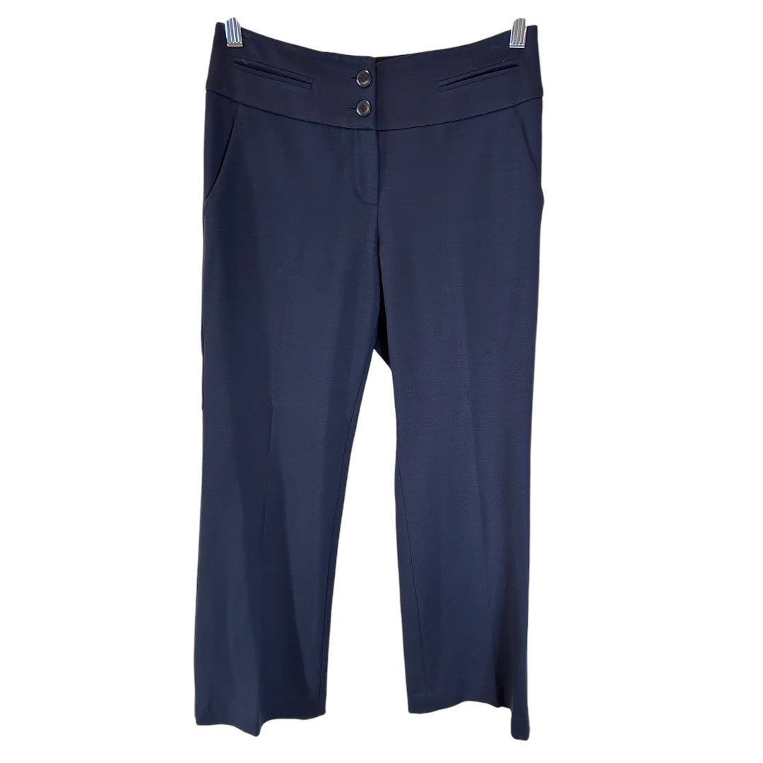 Pendleton Navy Blue Professional Dress Pants with Button Detail