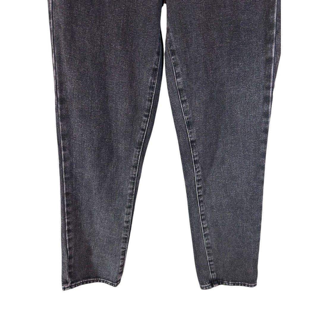 PacSun High Rise Mom Jeans Washed Black Denim Classic Fit