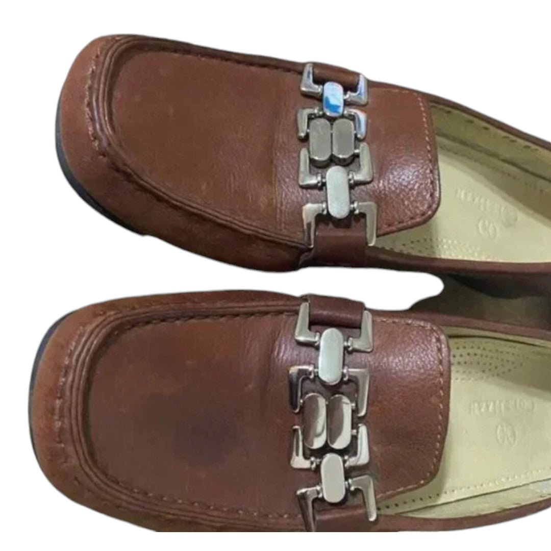 Cole Haan Chain Link Moccasin Loafers