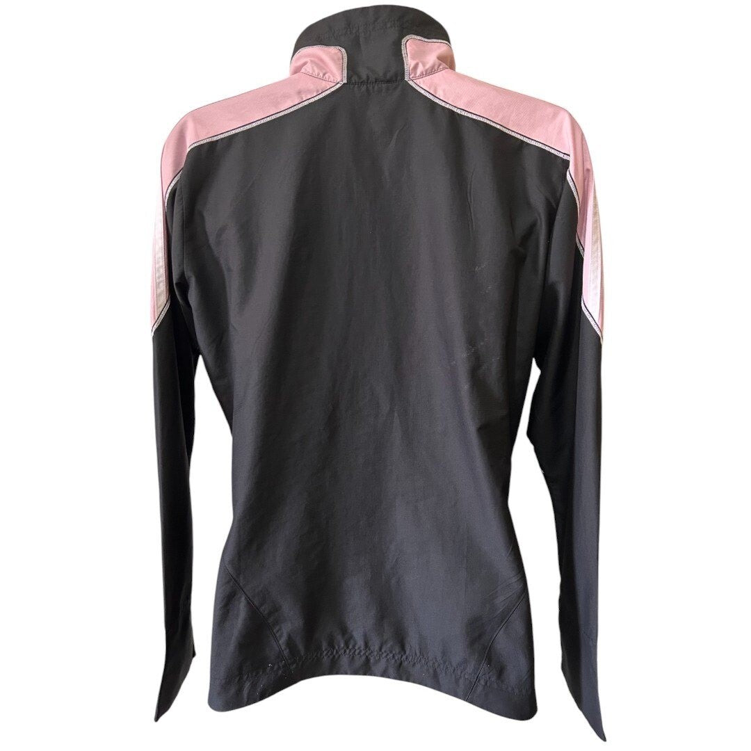 Adidas Track Jacket Full Zip Running Lightweight Pink Gray - Haute Poppy