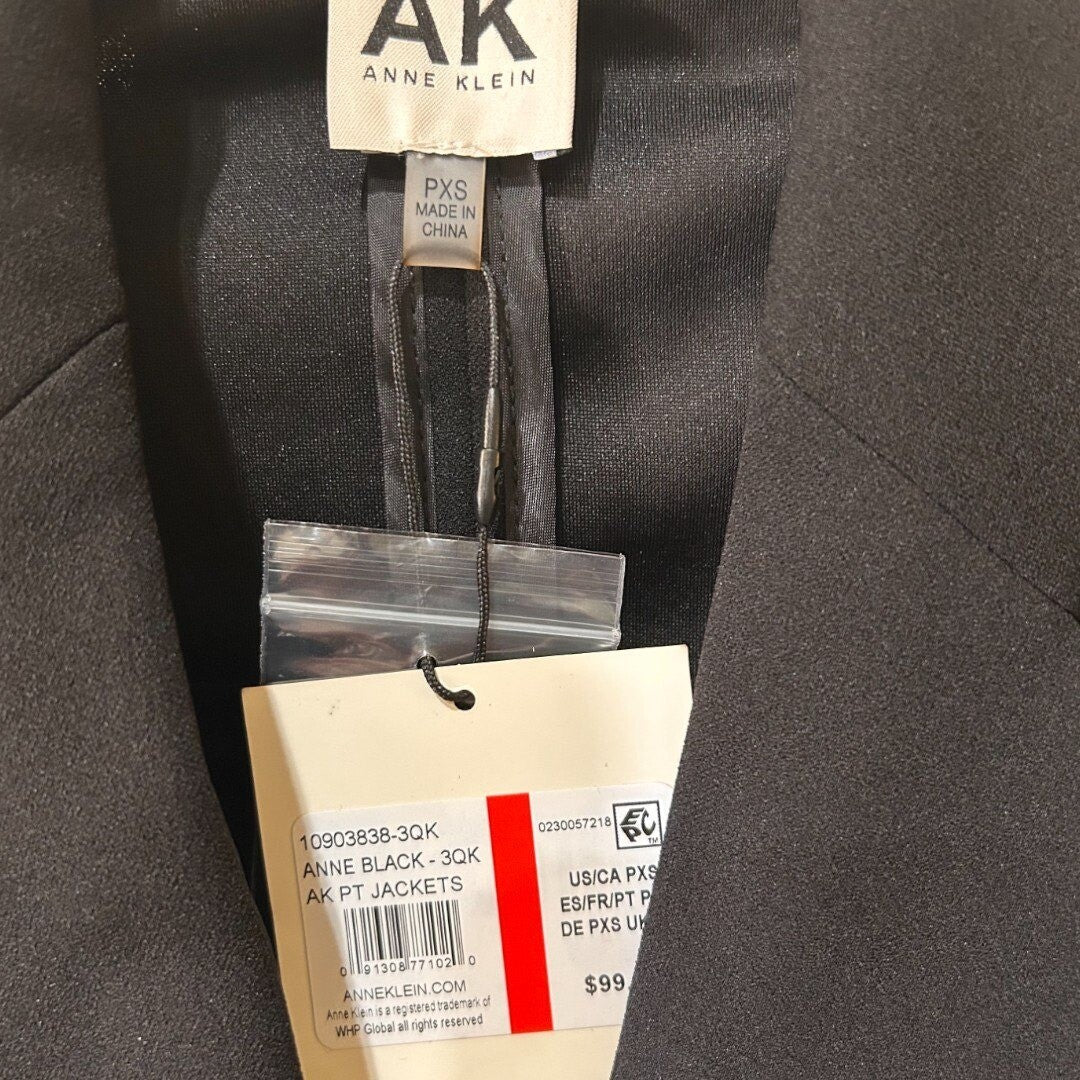 AK Anne Klein Petite 3/4 - Sleeve One - Button Blazer - Haute Poppy