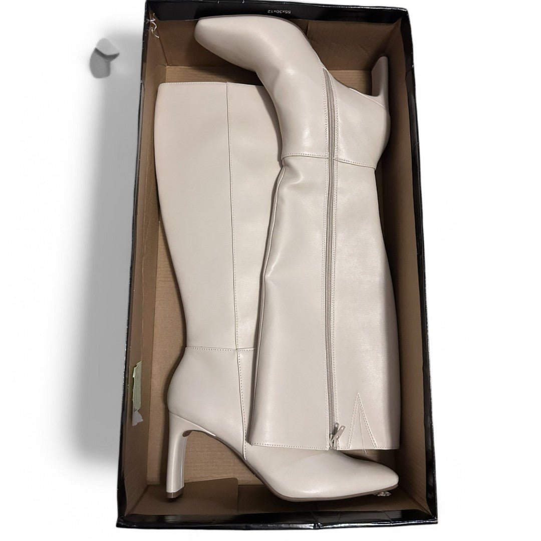 Alfani Womens Tristanne Boots Bone Smooth - Haute Poppy