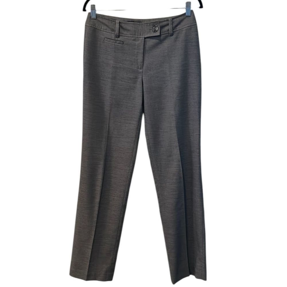 Ann Taylor Gray Curvy Pant - Haute Poppy