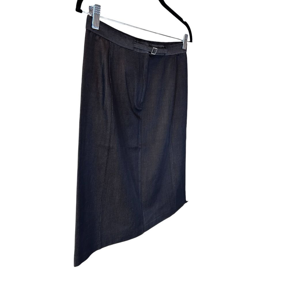 Ann Taylor Silk Blend Pencil Skirt Professional Office Wear Gray - Haute Poppy