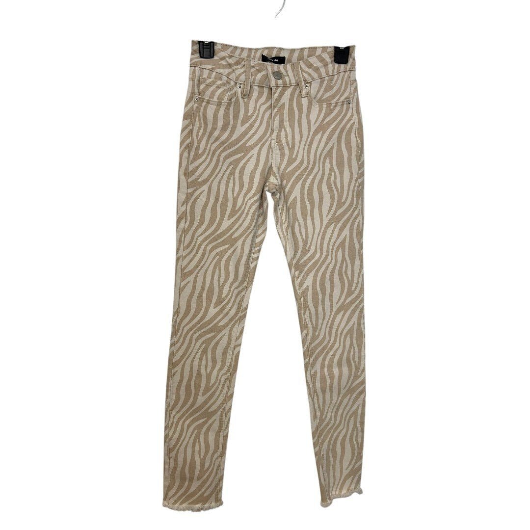 Aqua High Rise Ankle Skinny Jeans Natural - Haute Poppy