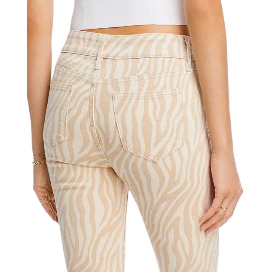 Aqua High Rise Ankle Skinny Jeans Natural - Haute Poppy