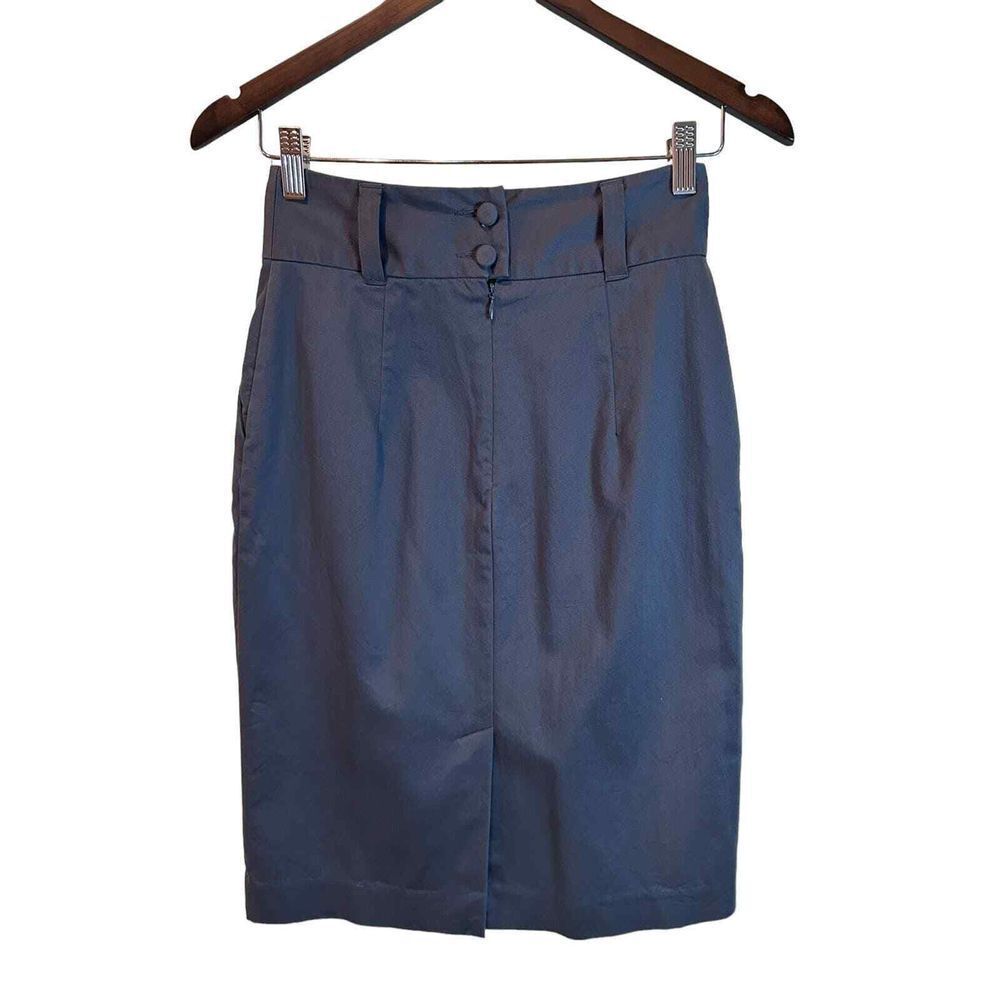 Banana Republic Gray Stretch Pencil Skirt - Haute Poppy