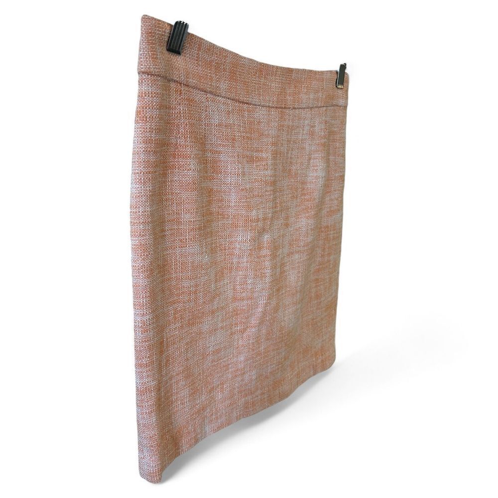 Banana Republic Peach Tweed Pencil Skirt Textured Office Wear - Haute Poppy