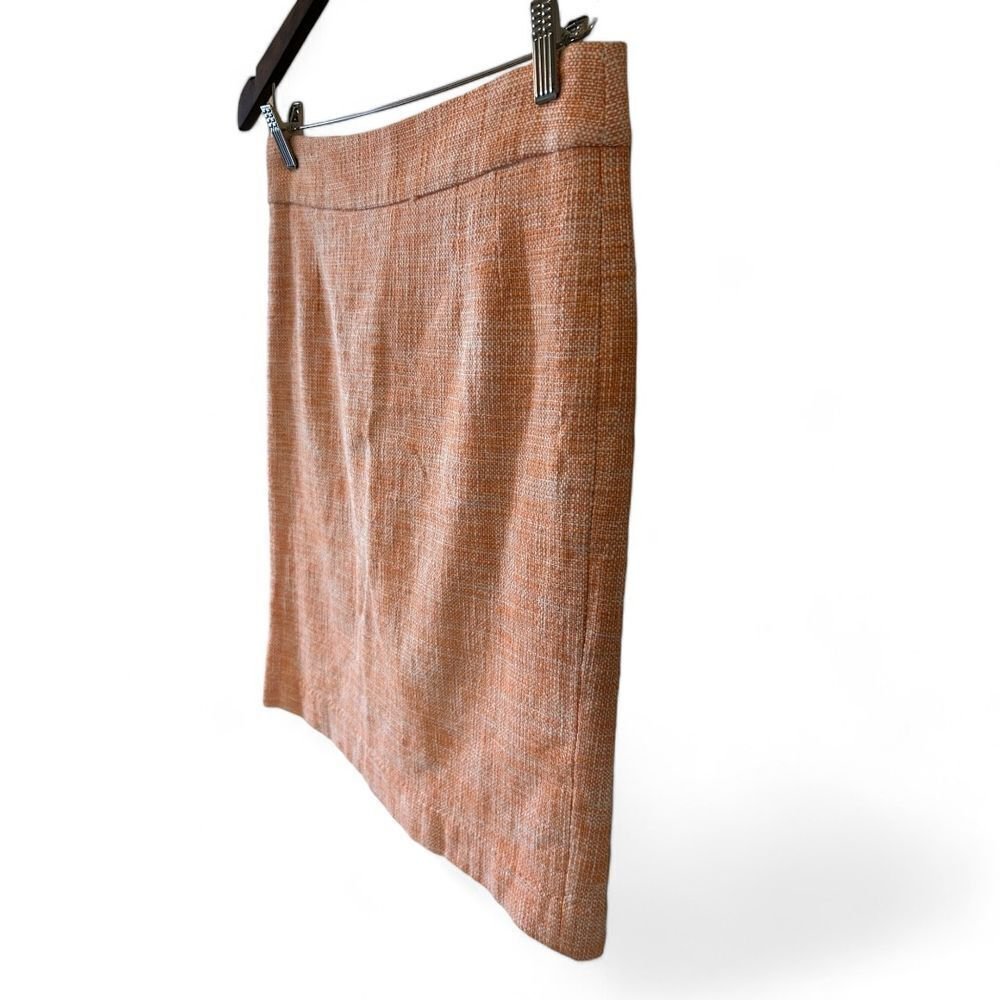Banana Republic Peach Tweed Pencil Skirt Textured Office Wear - Haute Poppy