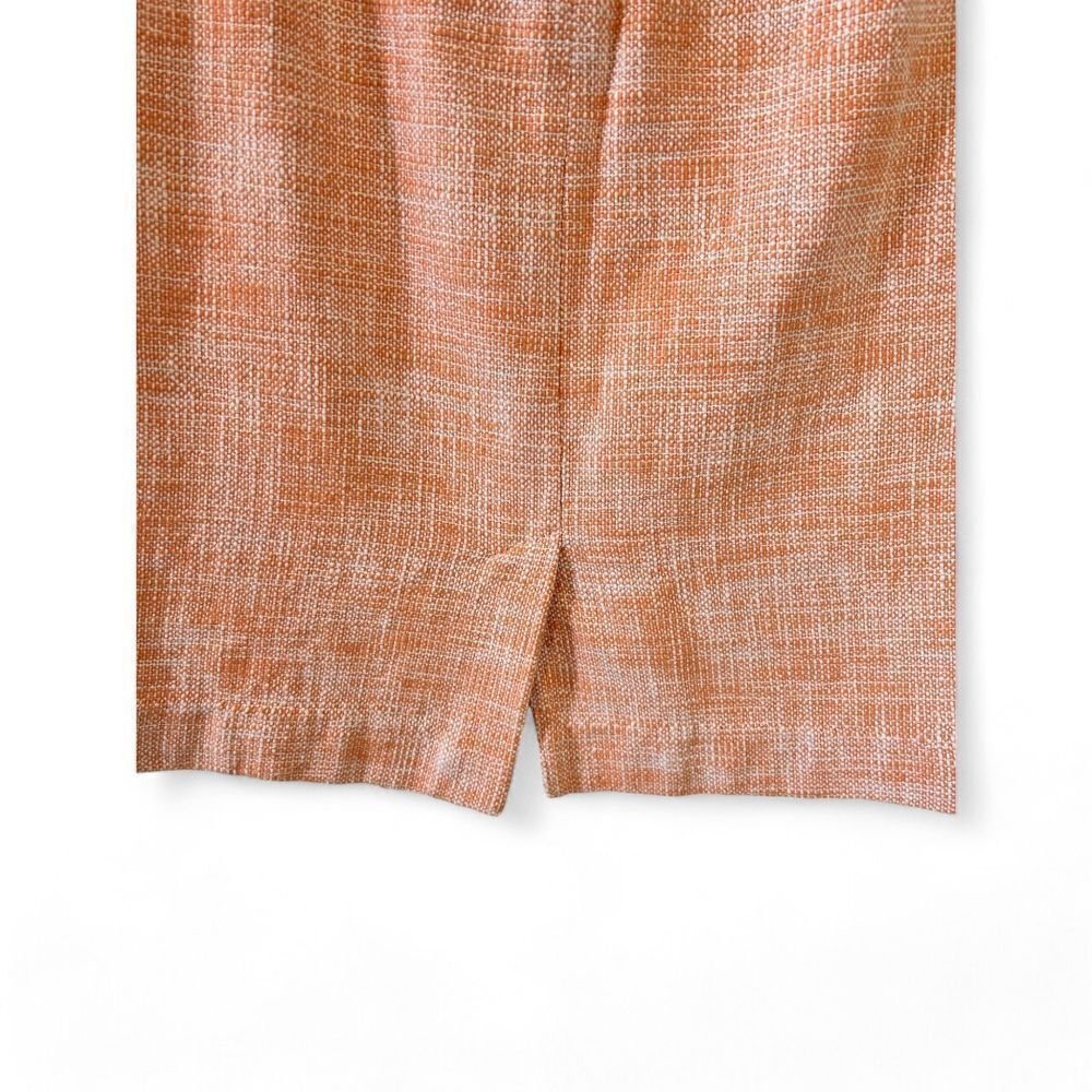 Banana Republic Peach Tweed Pencil Skirt Textured Office Wear - Haute Poppy