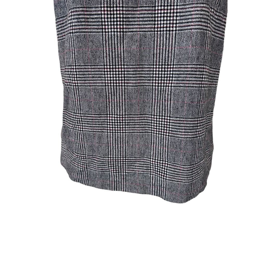 Banana Republic Plaid V - Neck Tank Top Sleeveless - Haute Poppy