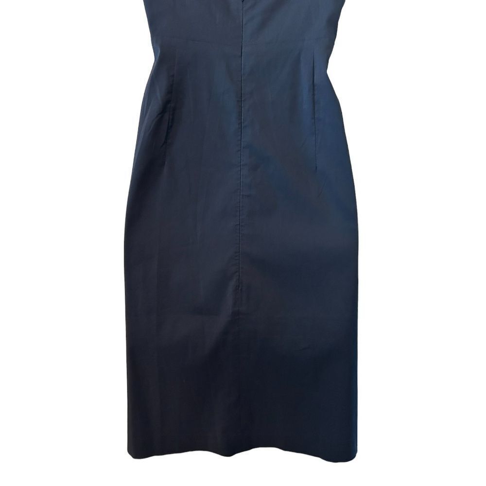 Banana Republic Ruffle Neck Black Dress - Haute Poppy