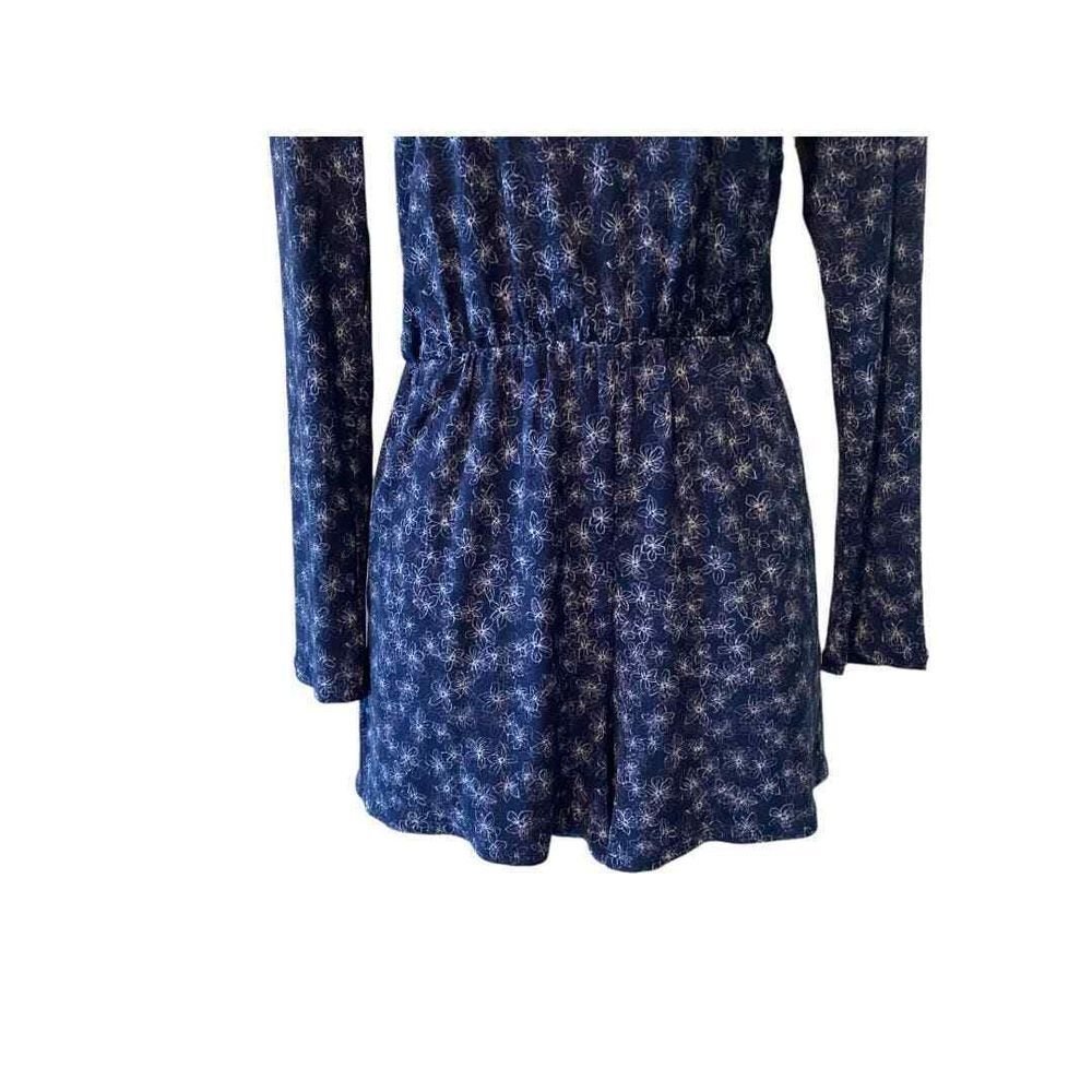 BCBGeneration Blue Romper - Haute Poppy