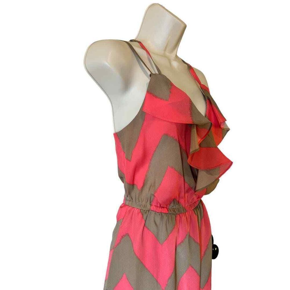 BCBGeneration Faux Wrap Dress - Haute Poppy