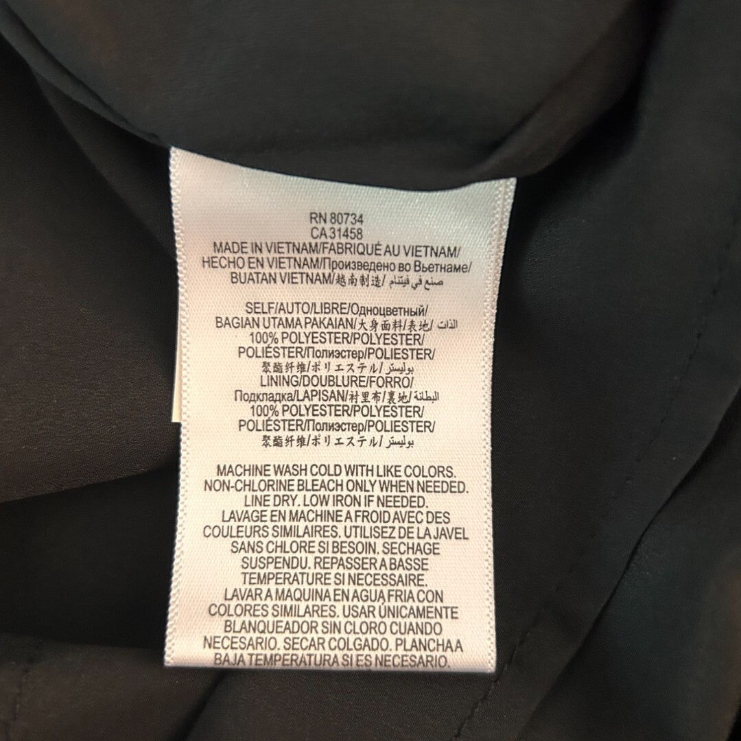 BCBGeneration Ruffle Top Keyhole Sleeveless Dress Black - Haute Poppy