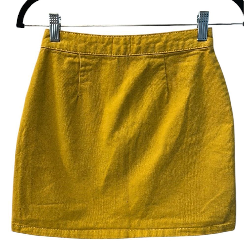 BDG Urban Outfitters Mustard Skirt - Haute Poppy