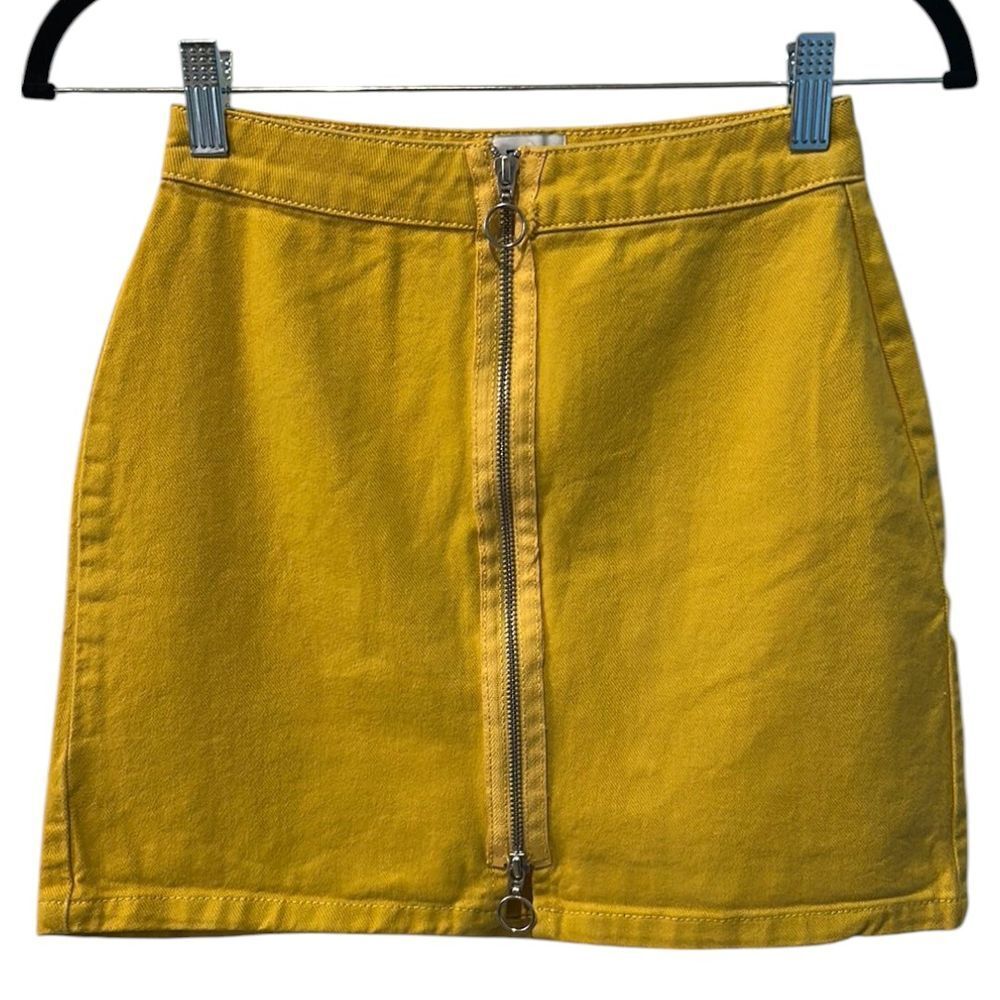 BDG Urban Outfitters Mustard Skirt - Haute Poppy