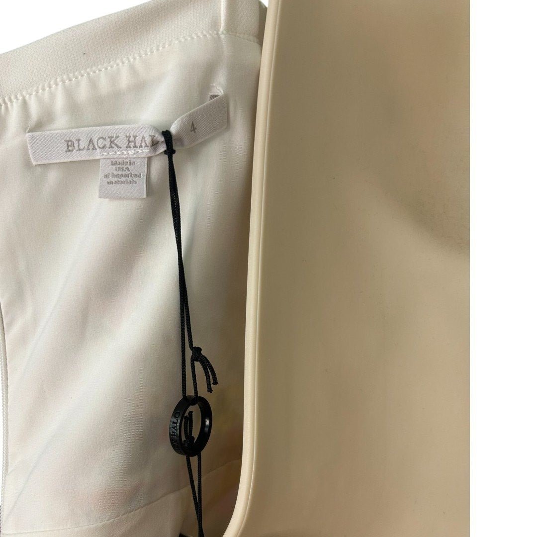 Black Halo Daria Floral Print Dress Sleeveless Sheath Cocktail Party - Haute Poppy