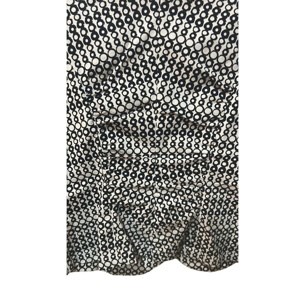 Cabi Du Jour Blazer Geometric Circle Print 3/4 Sleeve - Haute Poppy