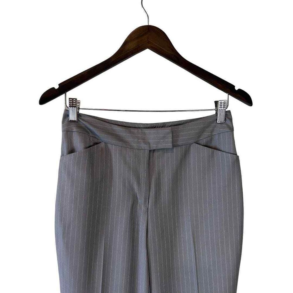 Calvin Klein Grey Pinstripe Dress Pant - Haute Poppy